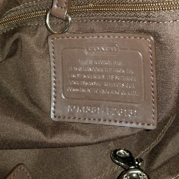 Coach Signature CC Bag, Brown Authentic - Picture 8 of 8